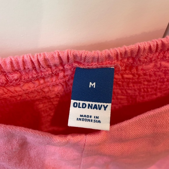 Old Navy NWOT linen tie strap tank too - Picture 3 of 3